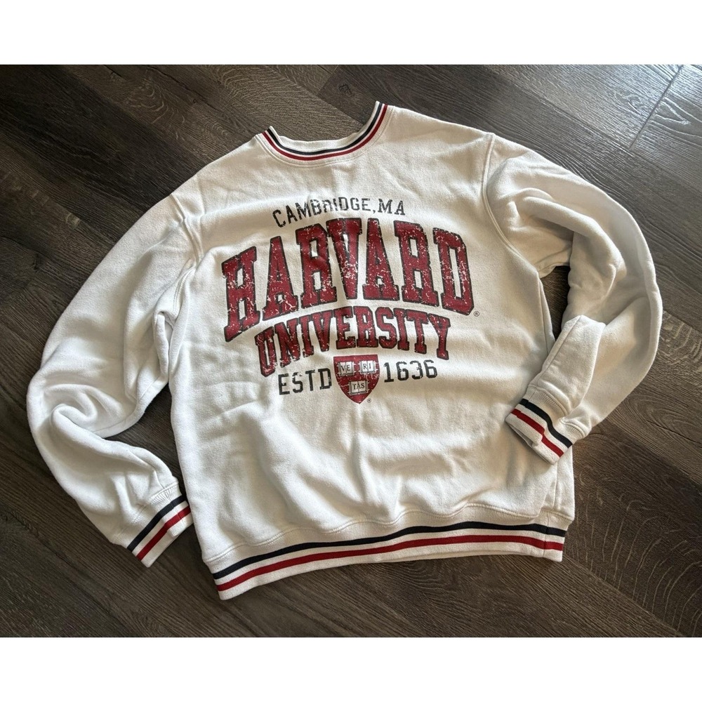 Vtg Cambridge MA,  College Sweatshirt HARVARD VGC Mens Sz M Ivy League